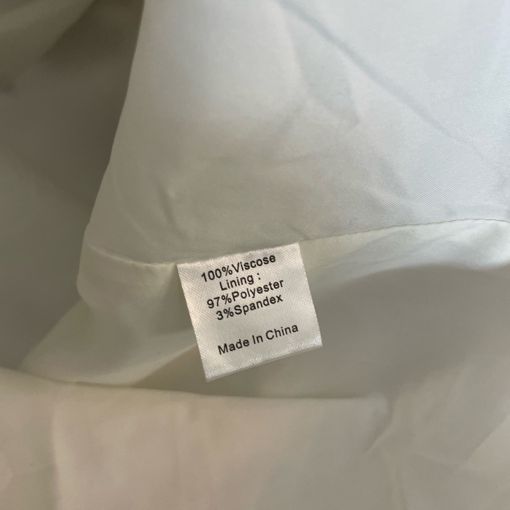 NWT Tuckernuck+India Hicks Cream Toile Long Sleeve Dress - Picture 7 of 7